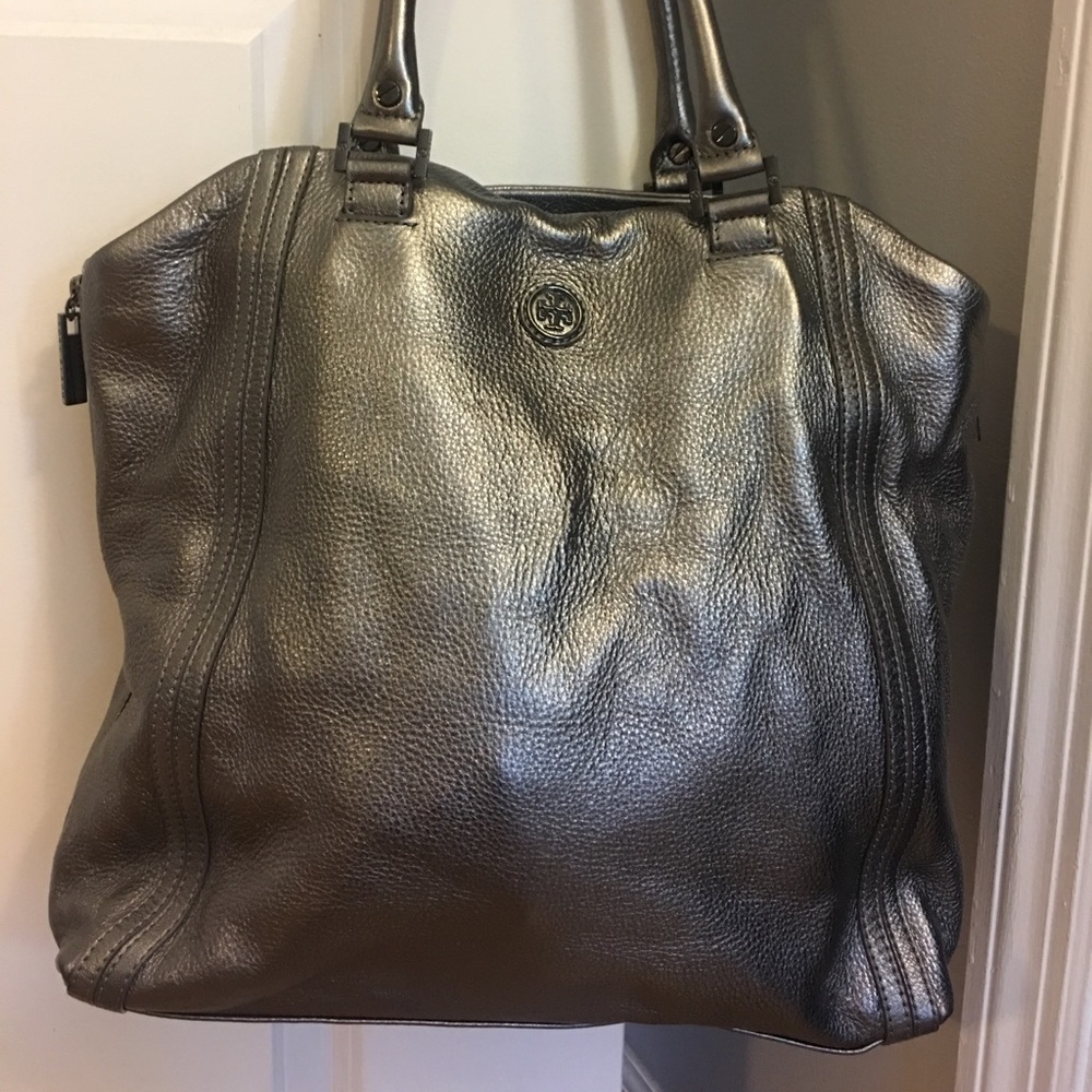 Tory Burch Silver Tote